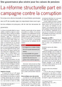 La réforme structurelle part en campagne contre la corruption